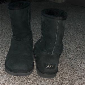 Black classic UGG boots